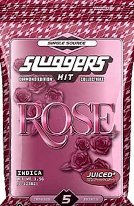 Rose (I) .7g 5pk Diamond Infused Prerolls - Sluggers