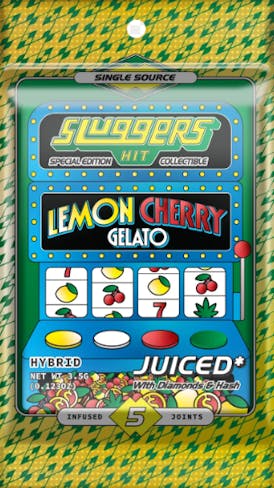 Lemon Cherry G (H) .7g 5pk Diamond Infused Prerolls - Sluggers