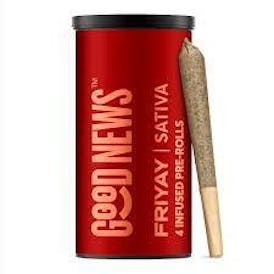 Friyay (S) .5g 5pk Infused Pre-roll I Good News