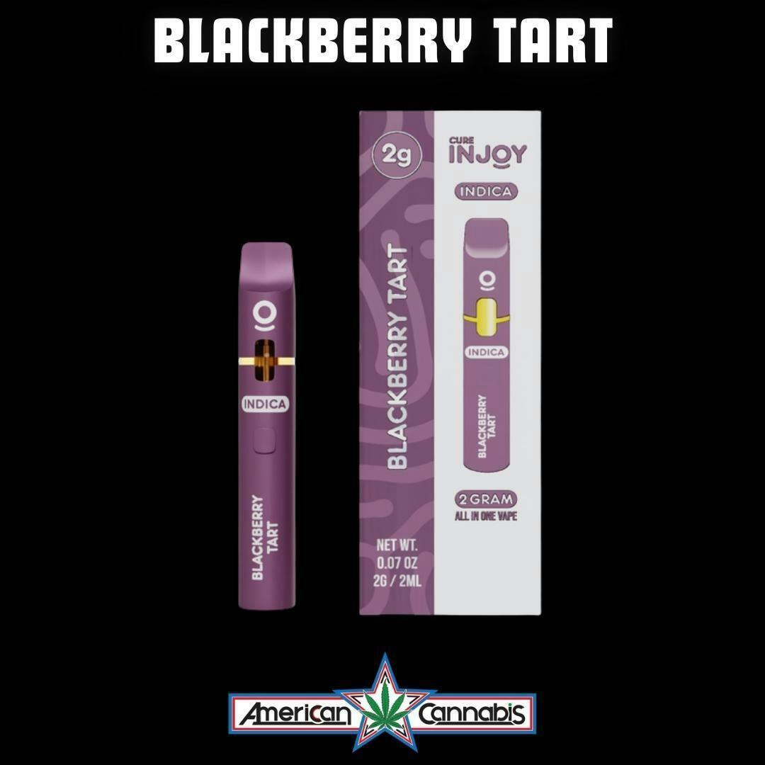 [Cartridge] Cure INJOY Blackberry Tart 2g [Indica]