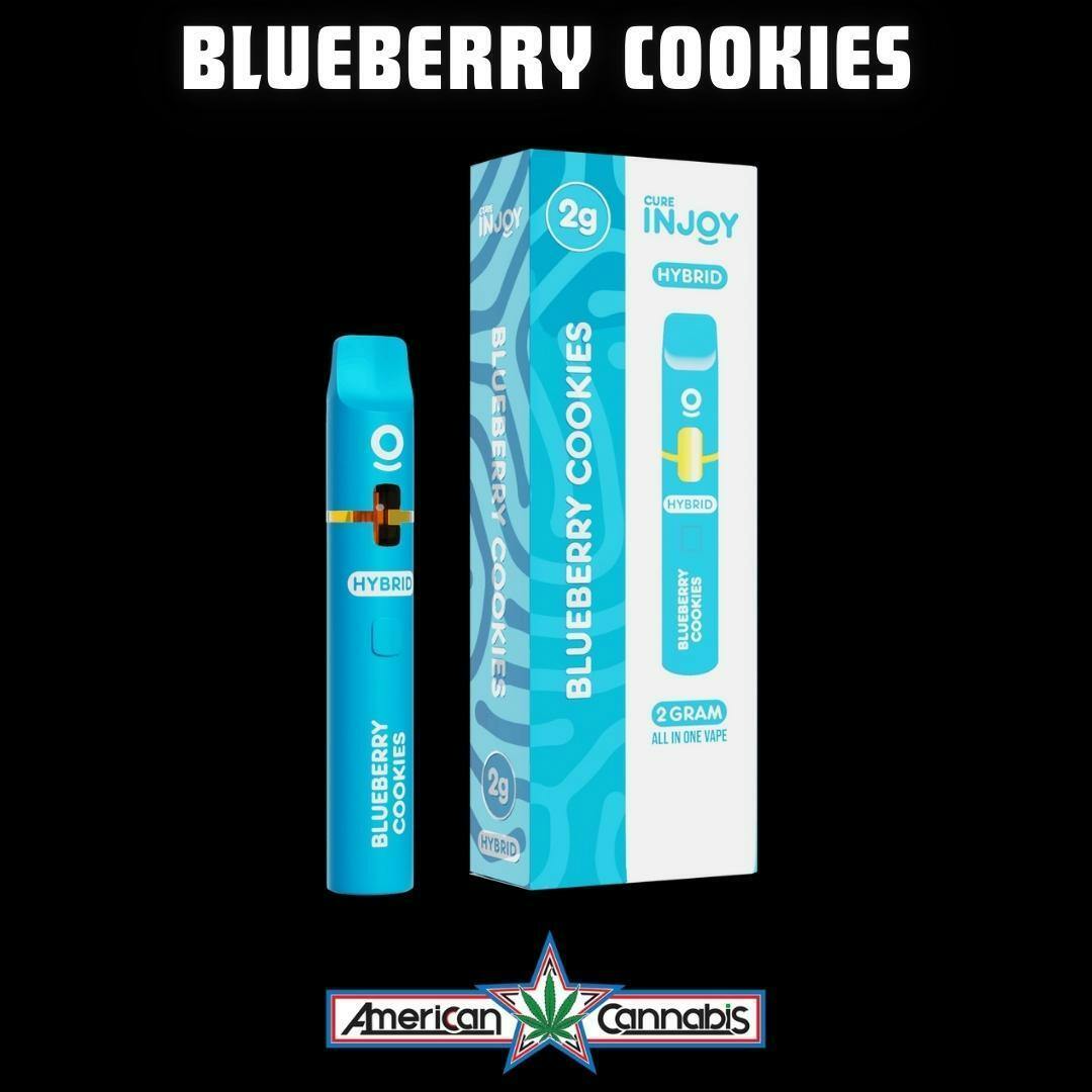 [Cartridge] Cure INJOY Blueberry Cookies 2g [Hybrid]