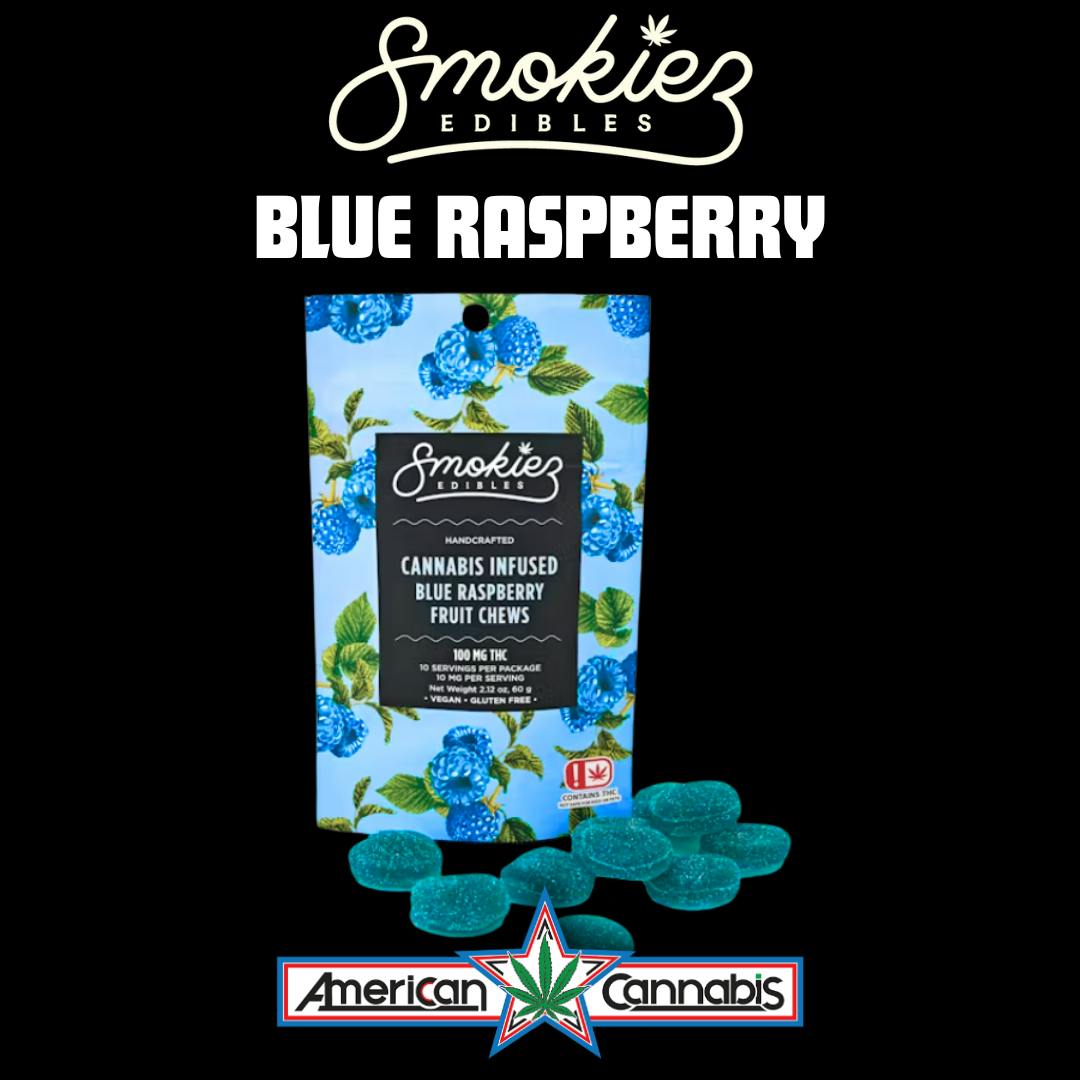 [Edible] Smokiez Edibles Sweet Blue Raspberry 100mg [Indica]