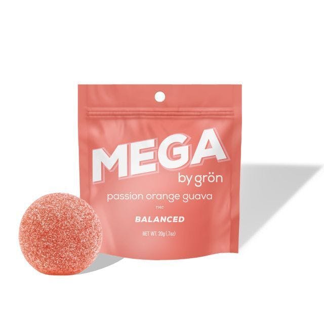 GRON 100MG PASSION ORANGE GUAVA MEGA PEARL at SWADE Dispensary Cherokee