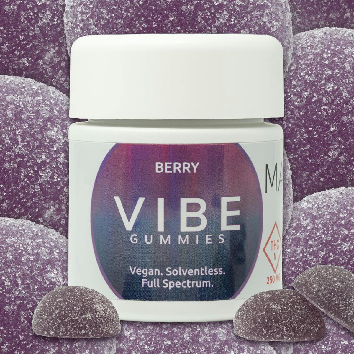 100MG BERRY VEGAN LIVE ROSIN GUMMIES at SWADE Dispensary Warrensburg