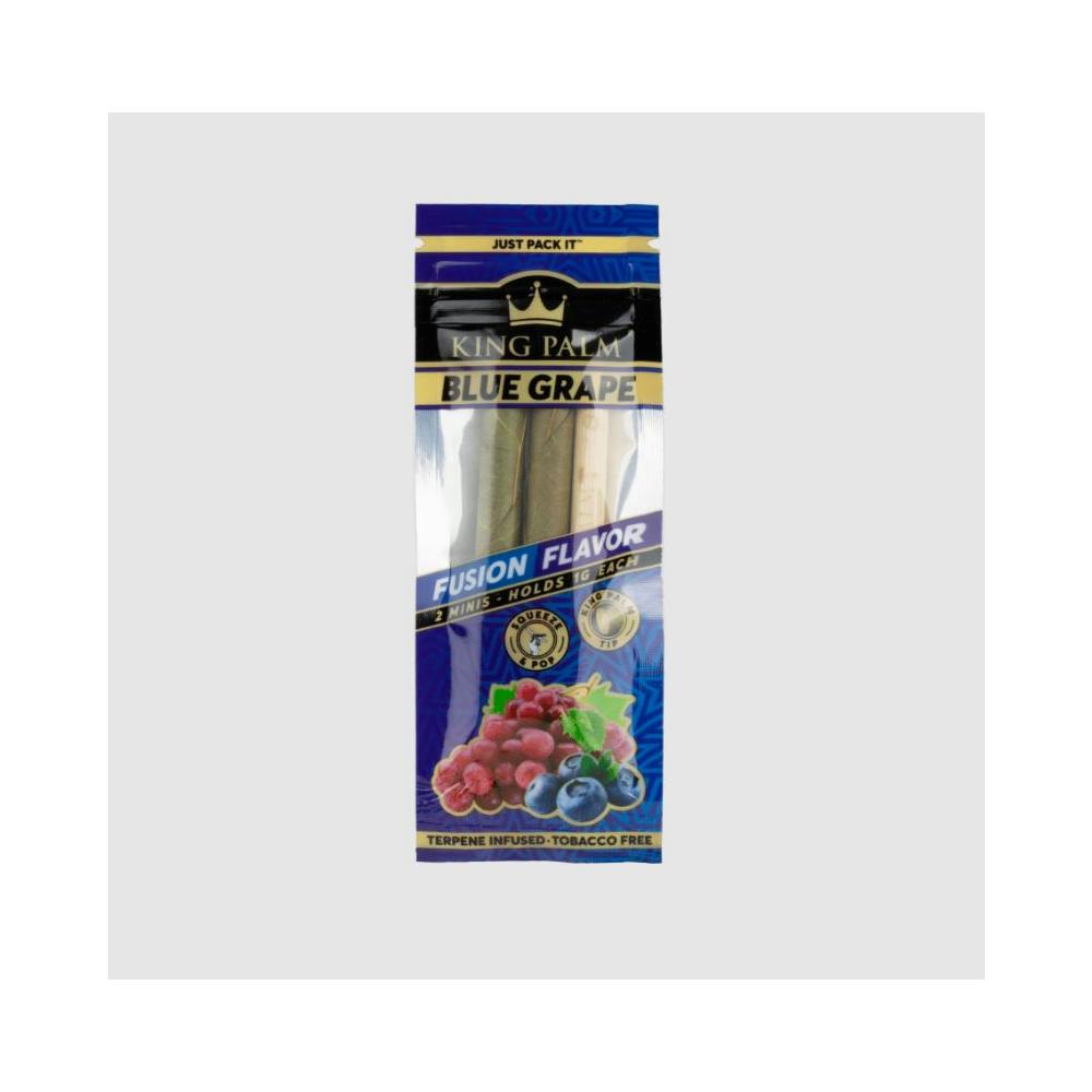 Blue Grape [2pk] | King Palm - Mini Blunt Wraps