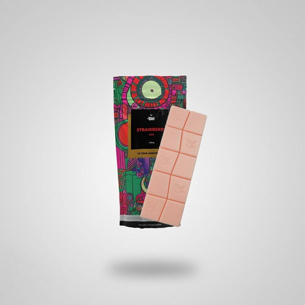 Strawberry (100mg) | Nature's Grace and Wellness - Candy Bar
