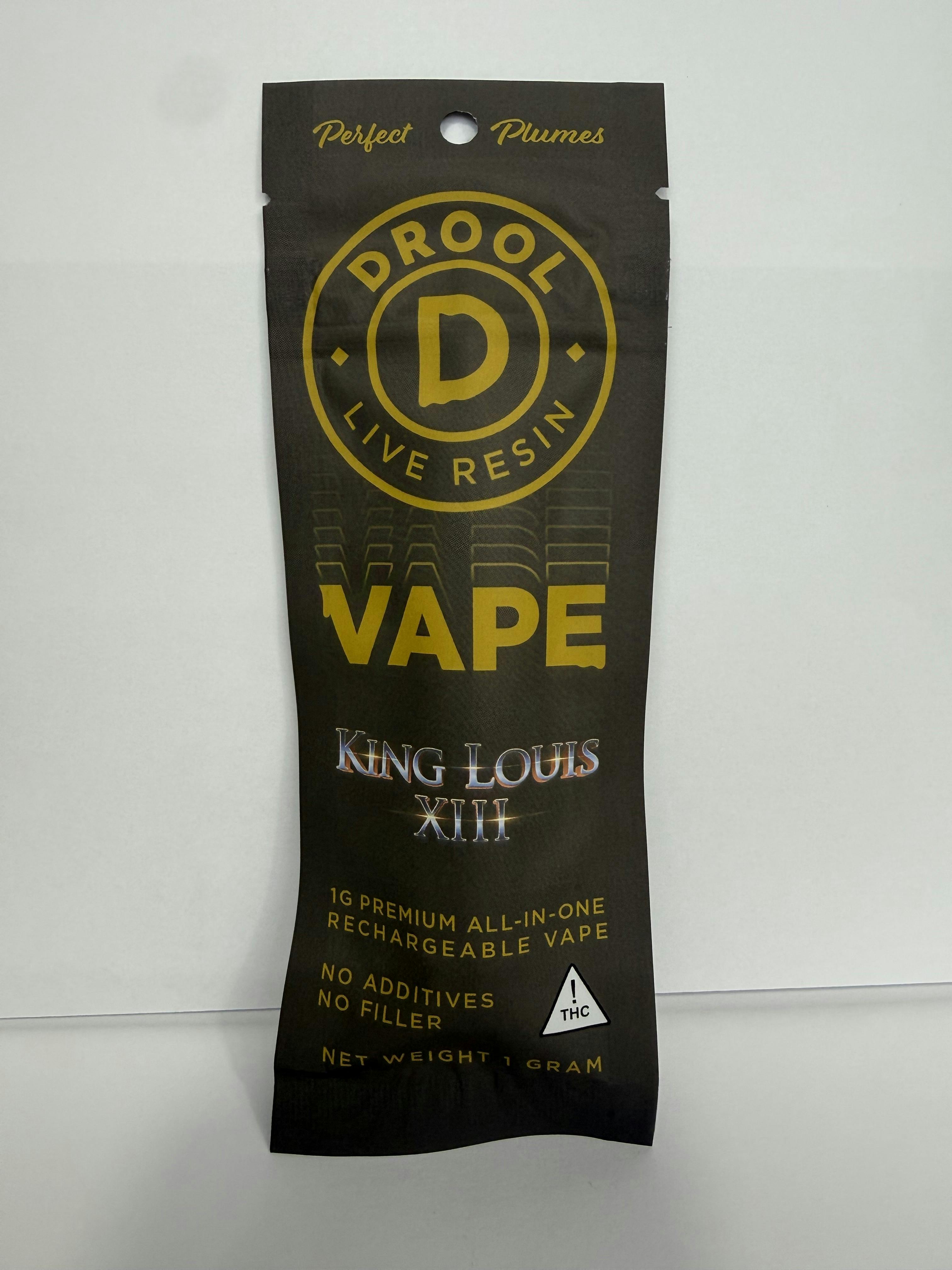 Drool- King Louis XIII - Live Resin 1g Disposable (ind)