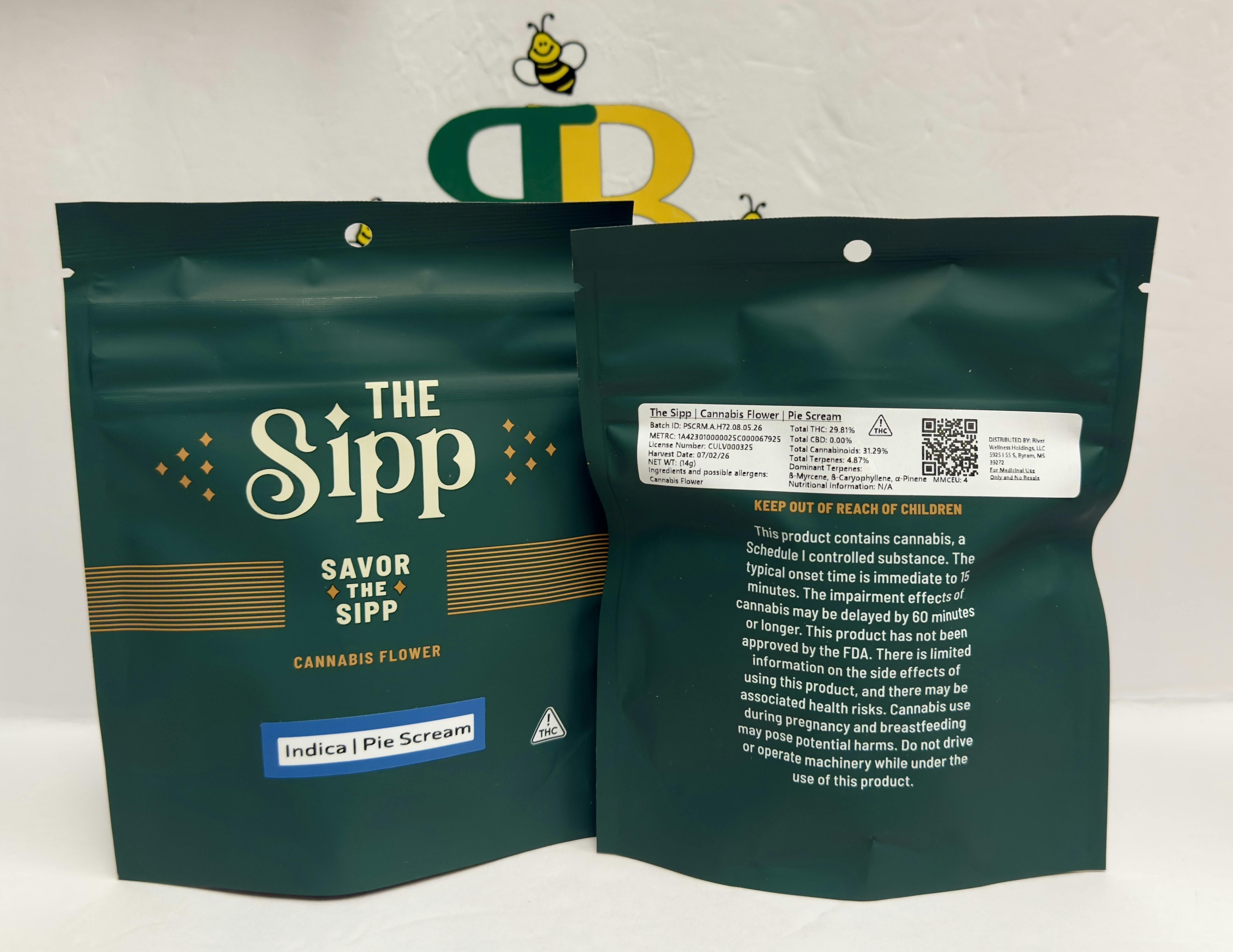 The Sipp | Pie Scream -14g -29% - 4.87% terp (ind)