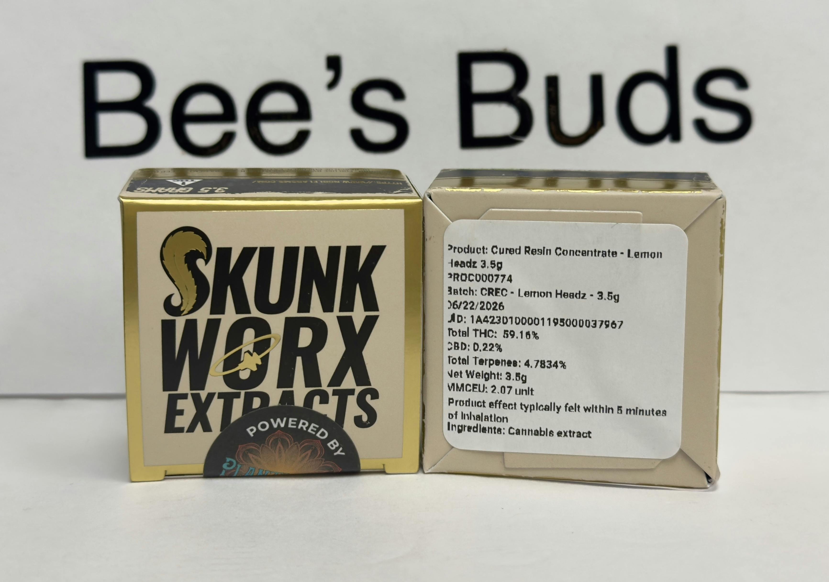 SW- Cured Resin - Lemon Headz - 3.5g (sat/hyb)