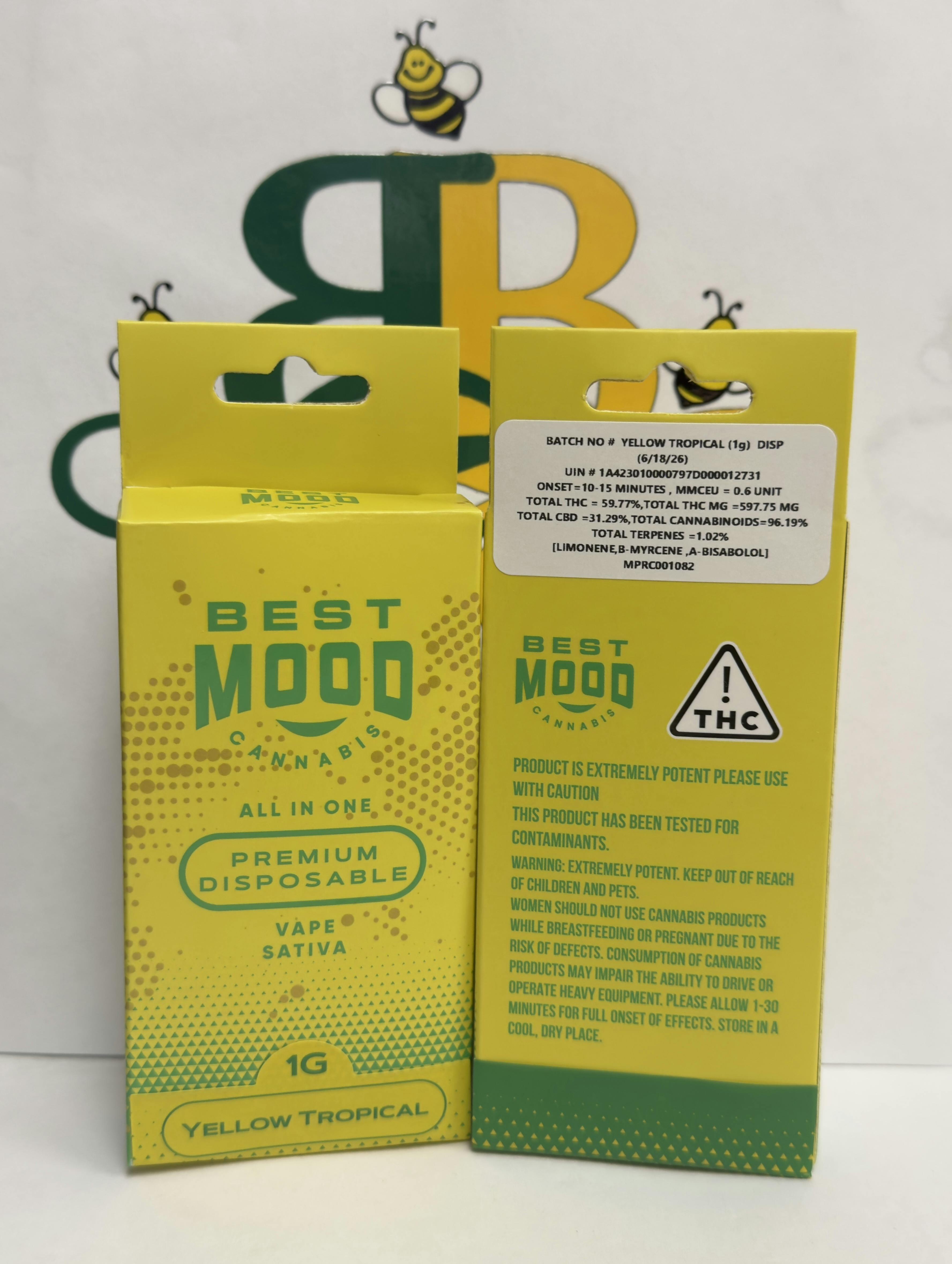 BM- Yellow Tropical 1g Disposables (sat/hyb)
