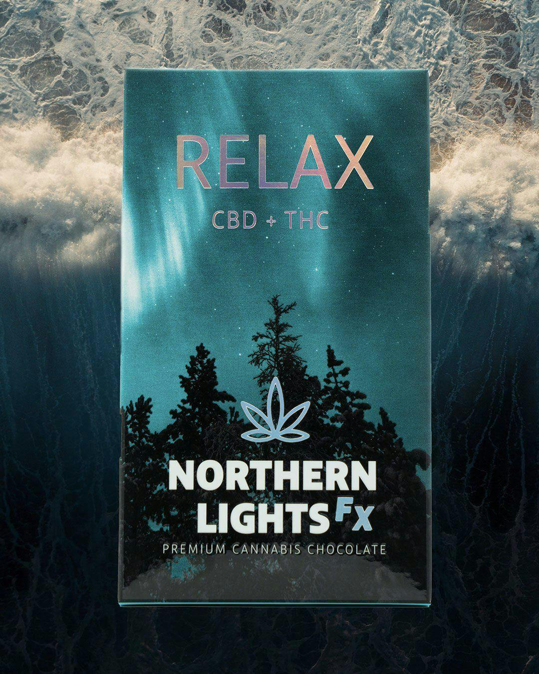 Northern Lights FX - Chocolate Bar - 200mg - 2:1 THC/CBD - Relax