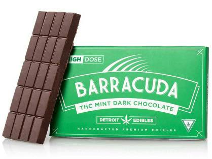 Barracuda Bar - Chocolate Bar - 200mg - Mint Dark Chocolate