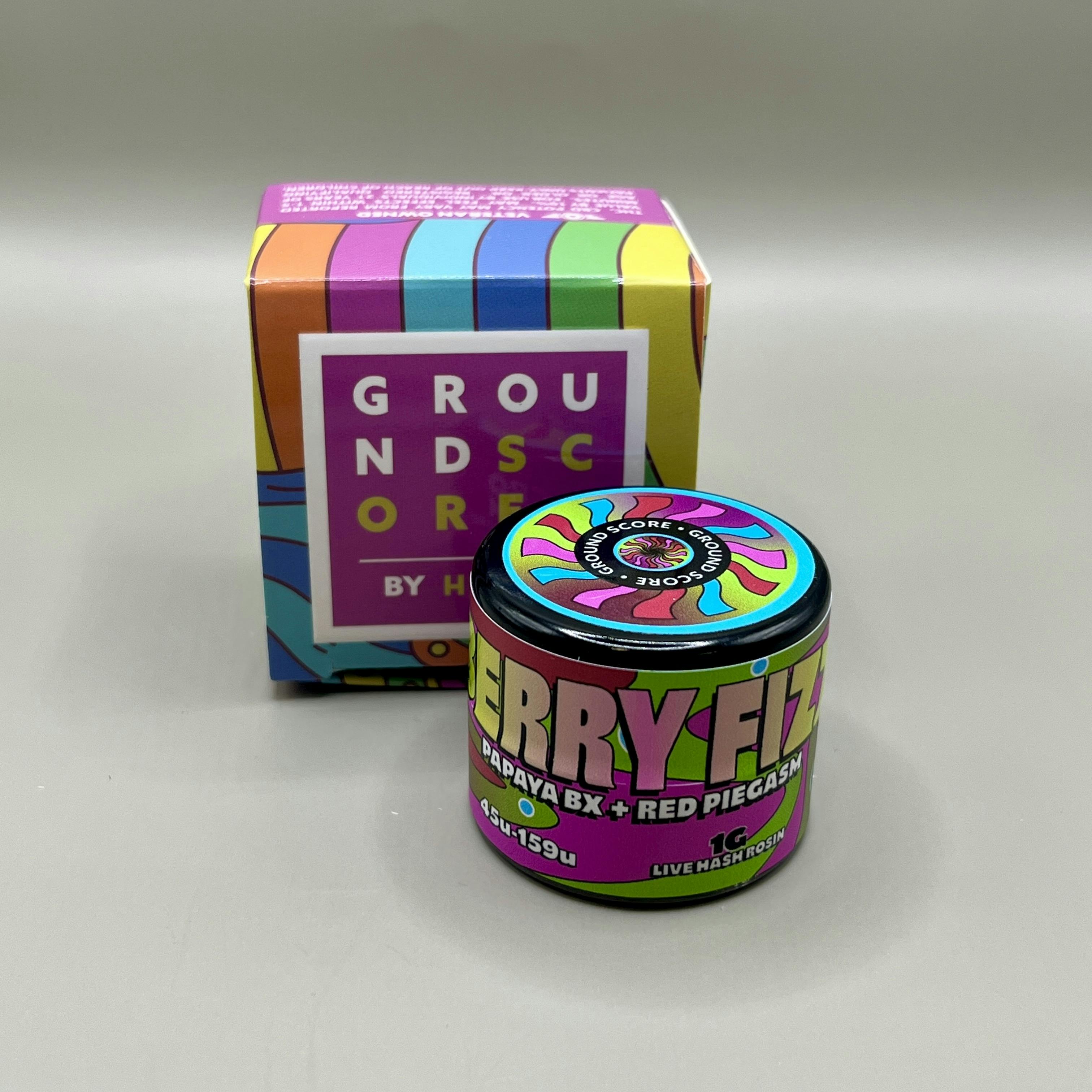 Ground Score - Hash Rosin 1g - Berry Fizz