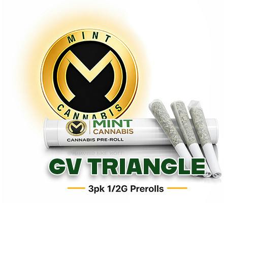 Mint Cannabis 0.5g/3pk Prerolls - GV Triangle at Mint Cannabis - Gainesville