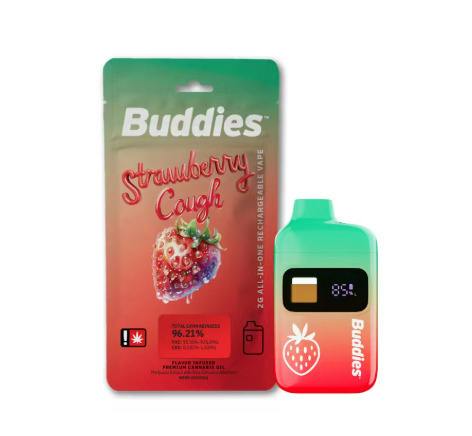 Buddies Flavor Infused AIO - Strawberry Cough