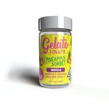 Gelato - Pineapple Sorbet – Indica - Infused Preroll - 5 Pack - 3g