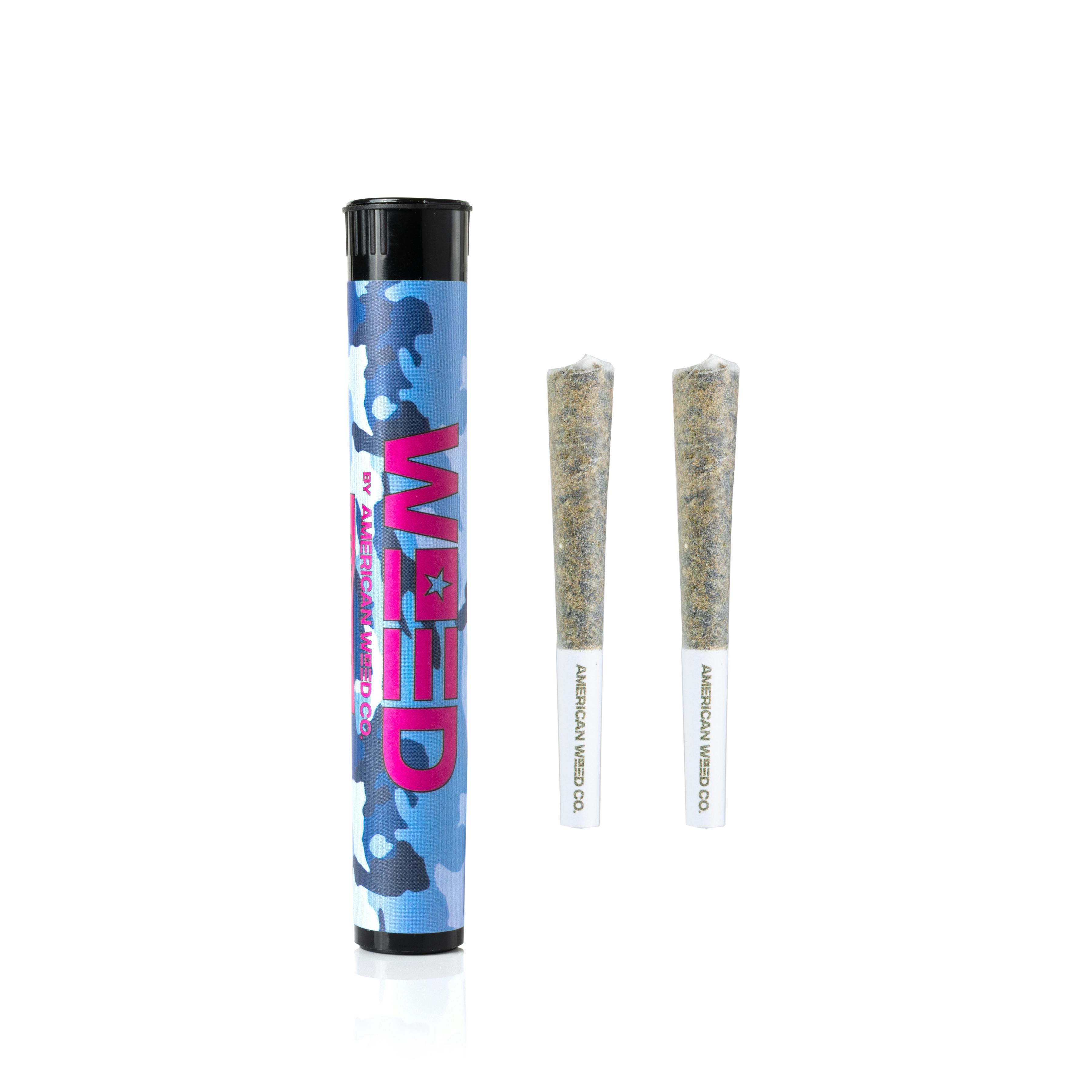 AMERICAN WEED CO - GODFATHER OG - INDICA - PREROLL - 1 g - 2 Pack