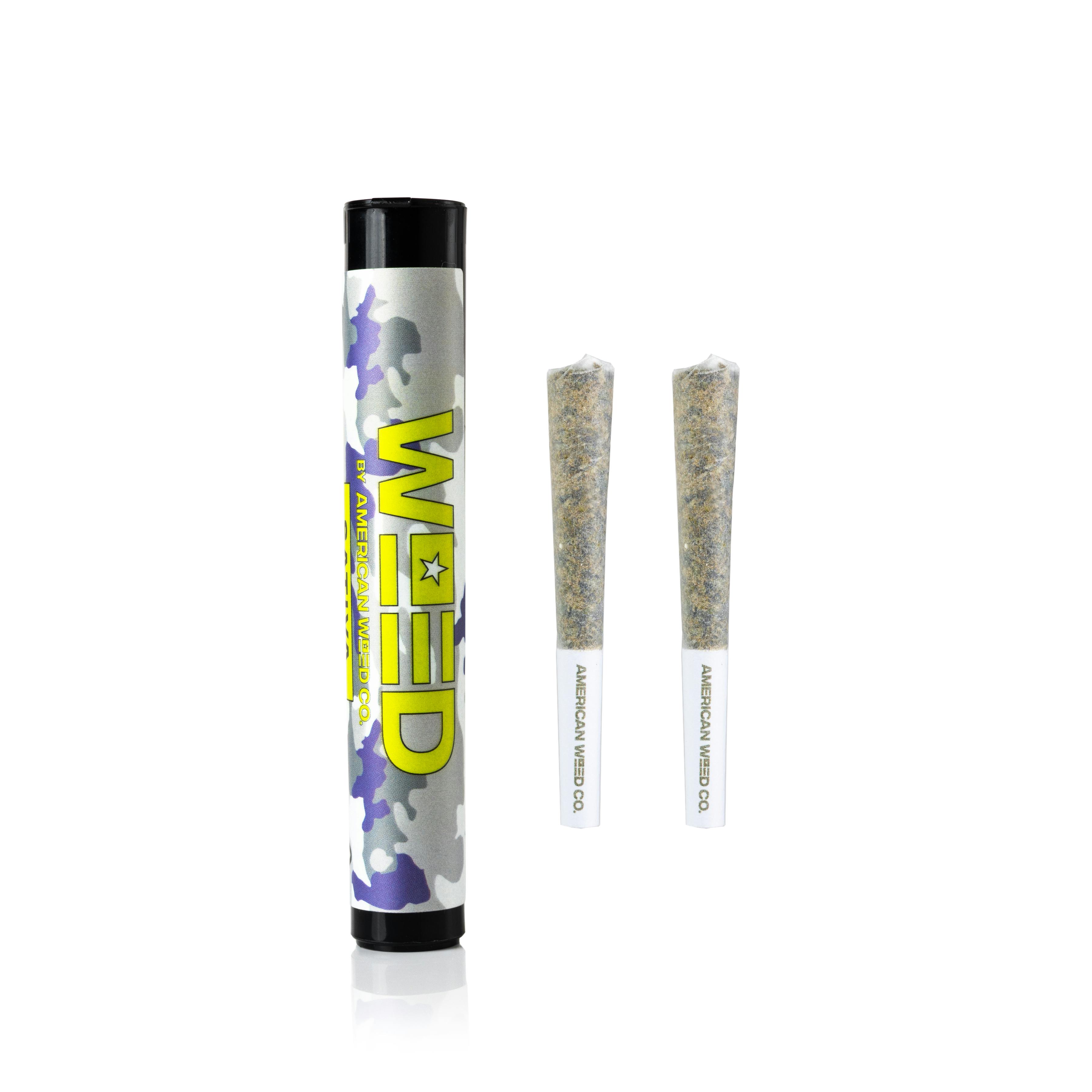 AMERICAN WEED CO - MANGO DREAM - SATIVA - PREROLL - 1 g - 2 Pack