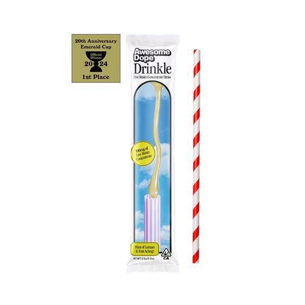 Awesome Dope — Hybrid - Concentrate Straw - 1 Pack - 100mg