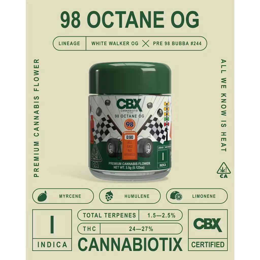 CBX - 98' Octane OG - Indica - 3.5g
