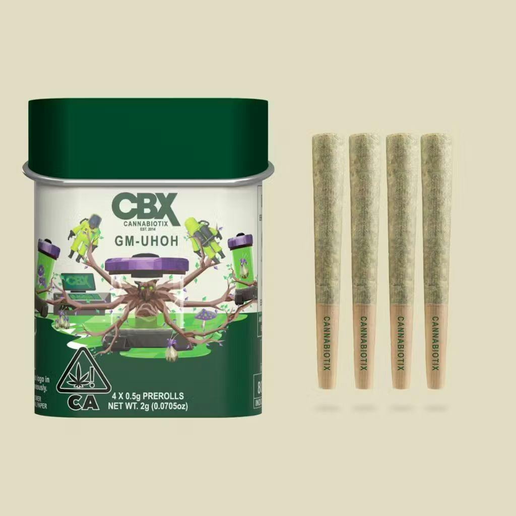 CBX - GM-uhOH - Hybrid - Preroll - 4 Pack - 2g