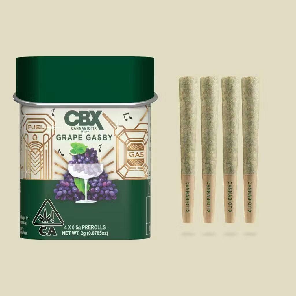 CBX - Grape Gasby - Indica - Preroll - 4 Pack - 2g