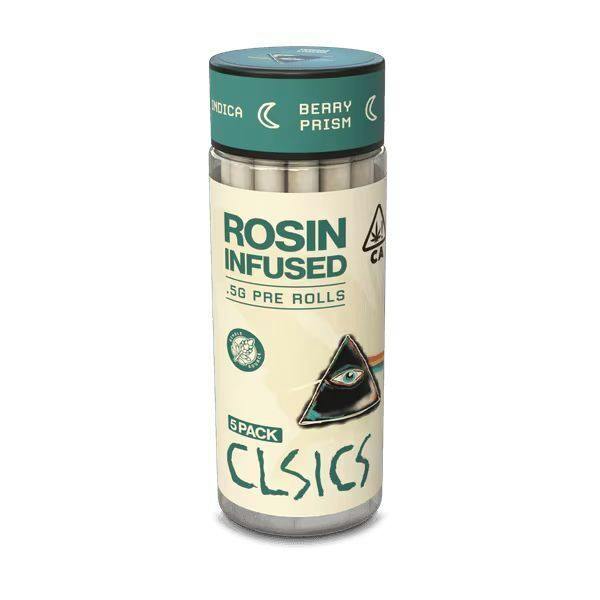 Clsics - Berry Prism - Indica - Rosin Infused Preroll - 5 Pack - 2.5g