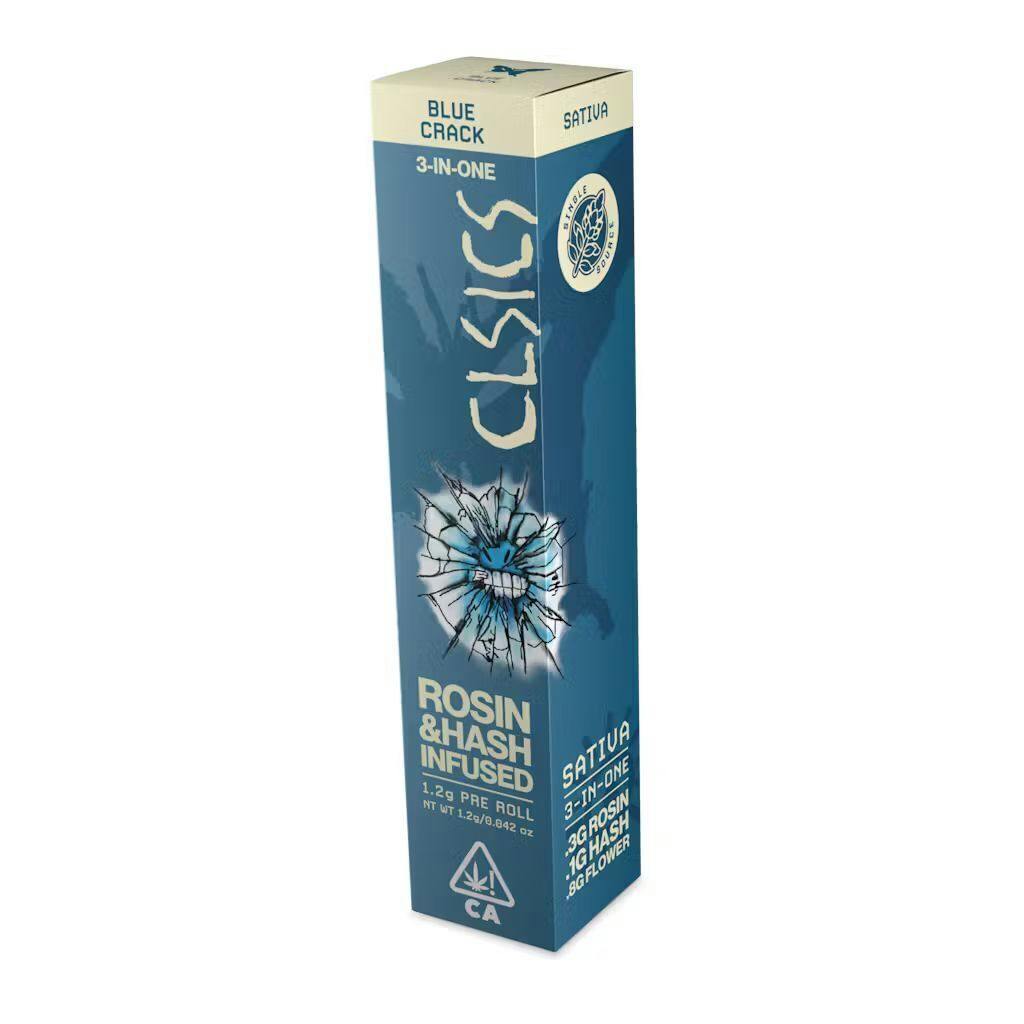 Clsics - Blue Crack - Sativa - Trifecta Infused Preroll - 1.2g