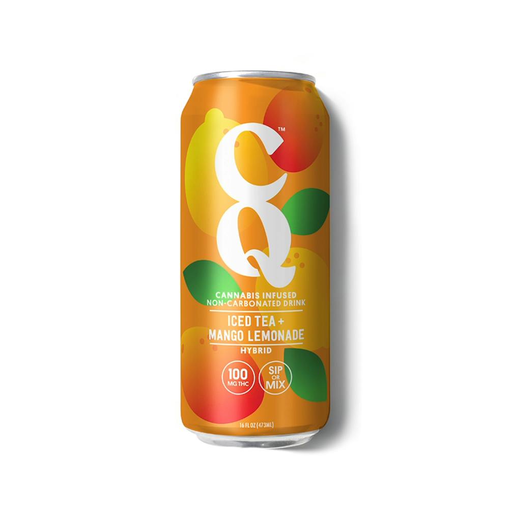 CQ - Ice Tea + Mango - 16oz Drink - 100mg
