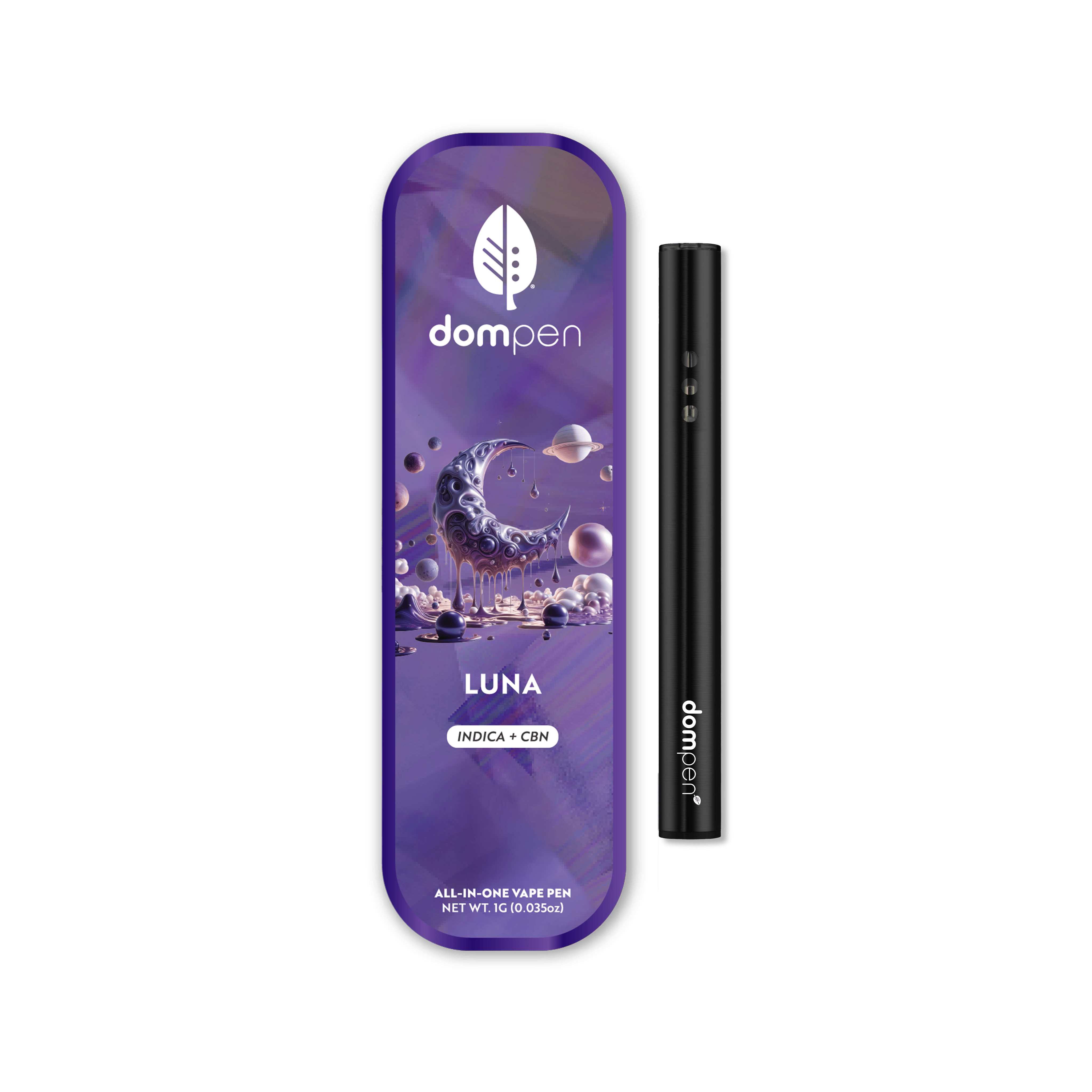 DOMPEN - LUNA - INDICA/CBN - CLASSIC - AIO VAPE - 1 g