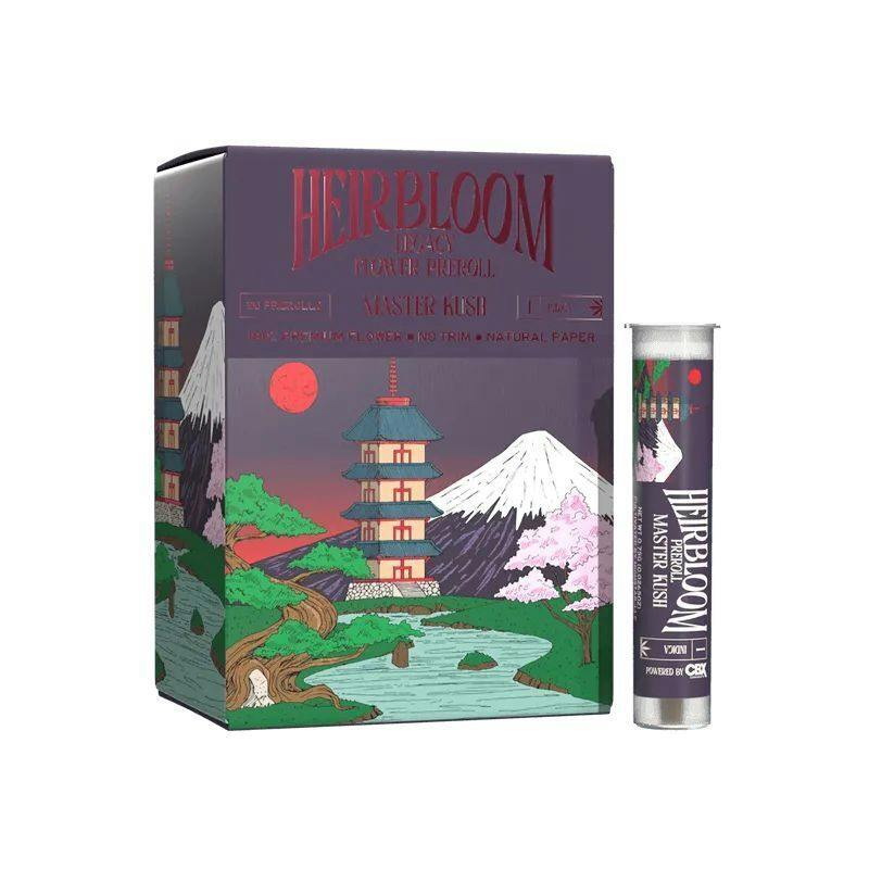 Heirbloom - Master Kush - Indica - Preroll - 0.75g