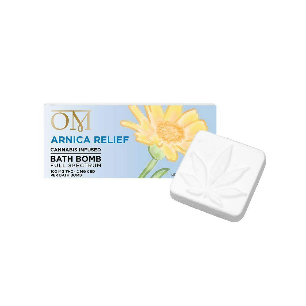 OM - Arnica Pain Relief - Bath Bomb - 1 Pack