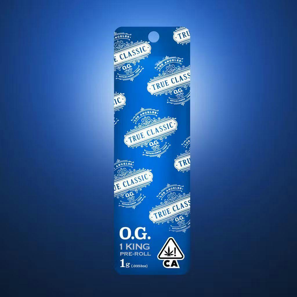 True Classic - True Classic OG - Indica - Preroll - 1g