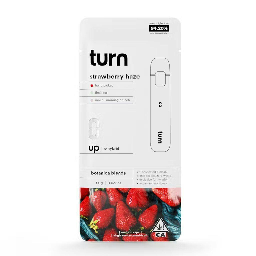 Turn - Strawberry Haze - Sativa Hybrid - Disposable - 1g