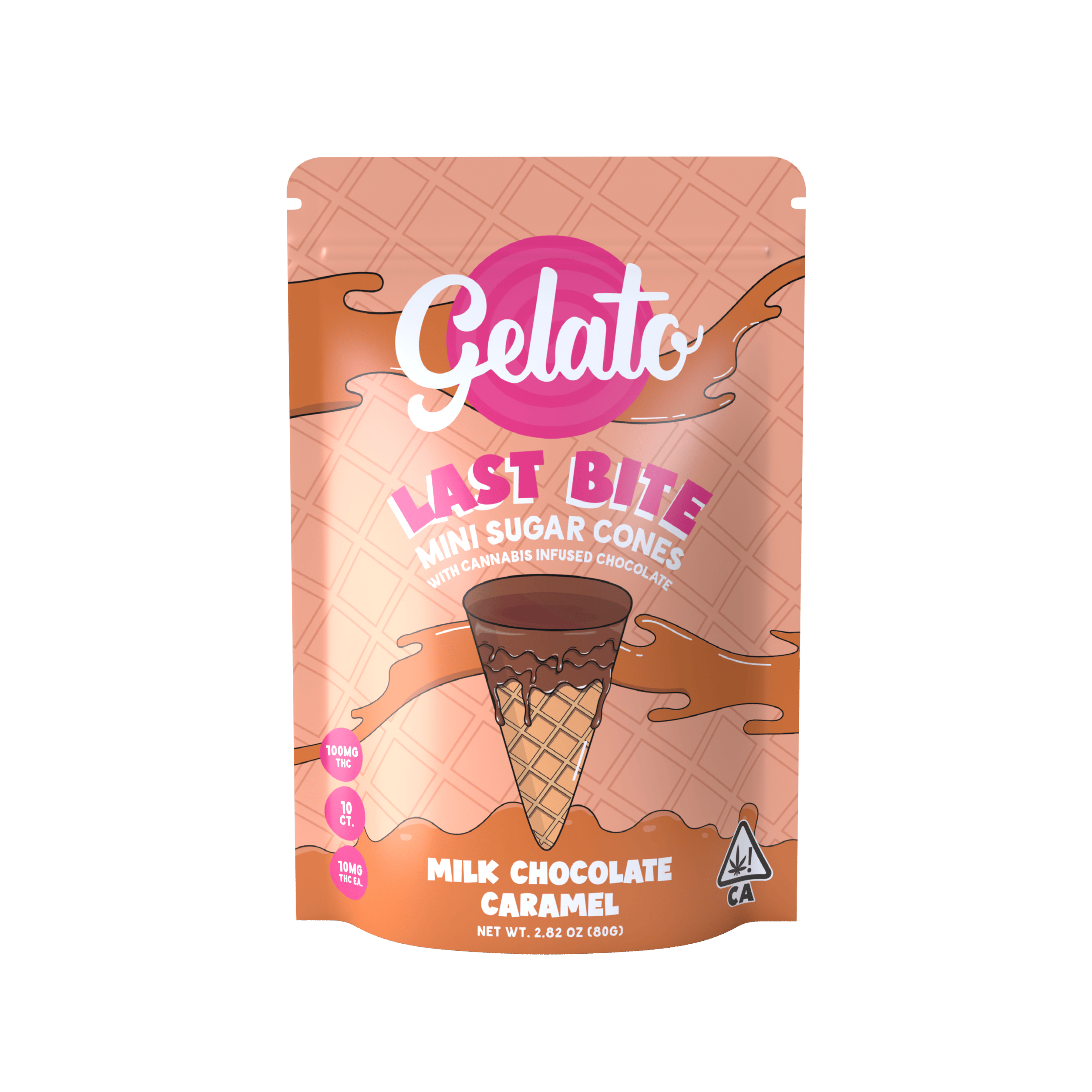 Gelato - — Caramel - Last Bite Cones