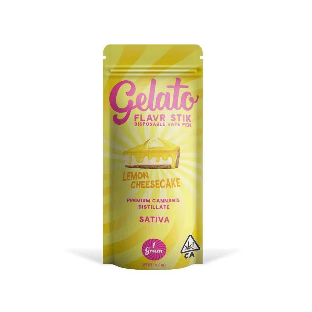 GELATO - LEMON CHEESECAKE - SATIVA - FLAVORS - AIO VAPE - 1 g