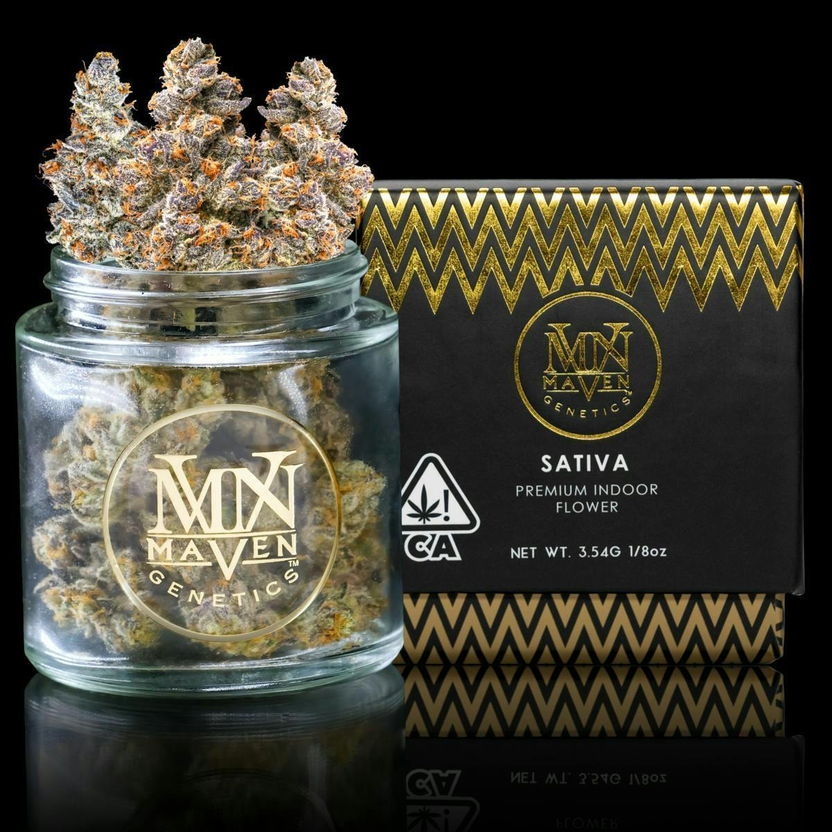 MAVEN - ORANGE SAPPHIRE - SATIVA - INDOOR - FLOWER - 3.5 g