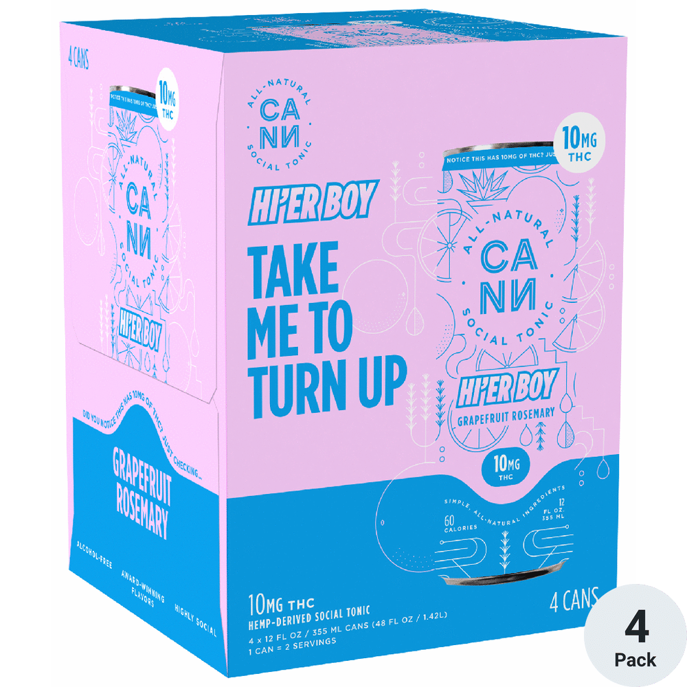 Cann — Grapefruit Rosemary - Hi Er Boy - Seltzer