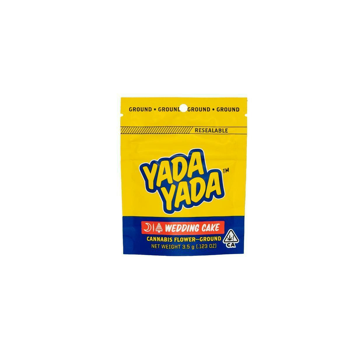 Yada Yada - wedding cake: INDICA - PRE GROUND - 3.5 g