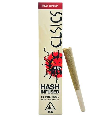 CLSICS - RED OPIUM - INDICA - INFUSED PRE ROLL - 1.2 g