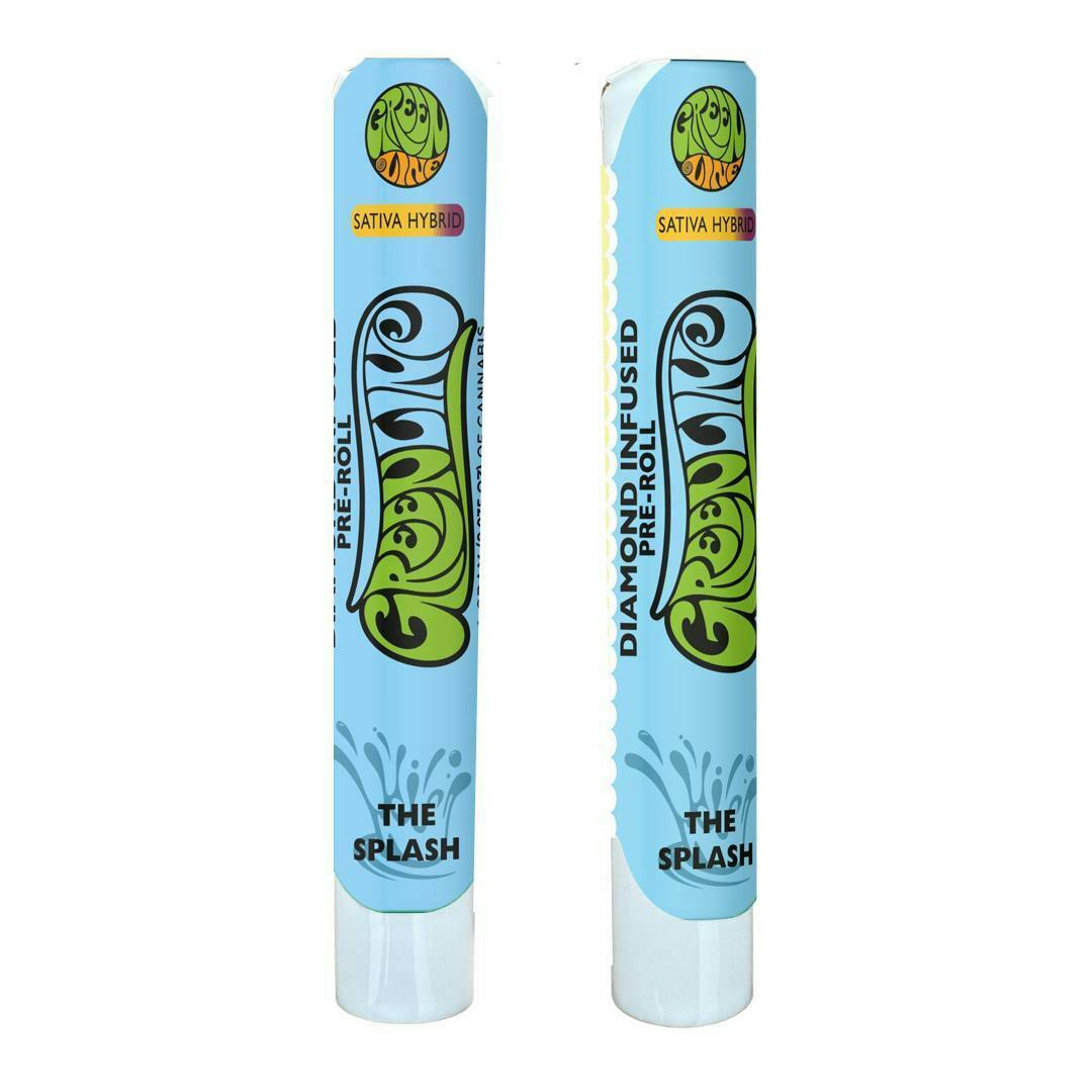 GREENLINE - CHERRY SPLASH - HYBRID - PRE ROLL - 1 g