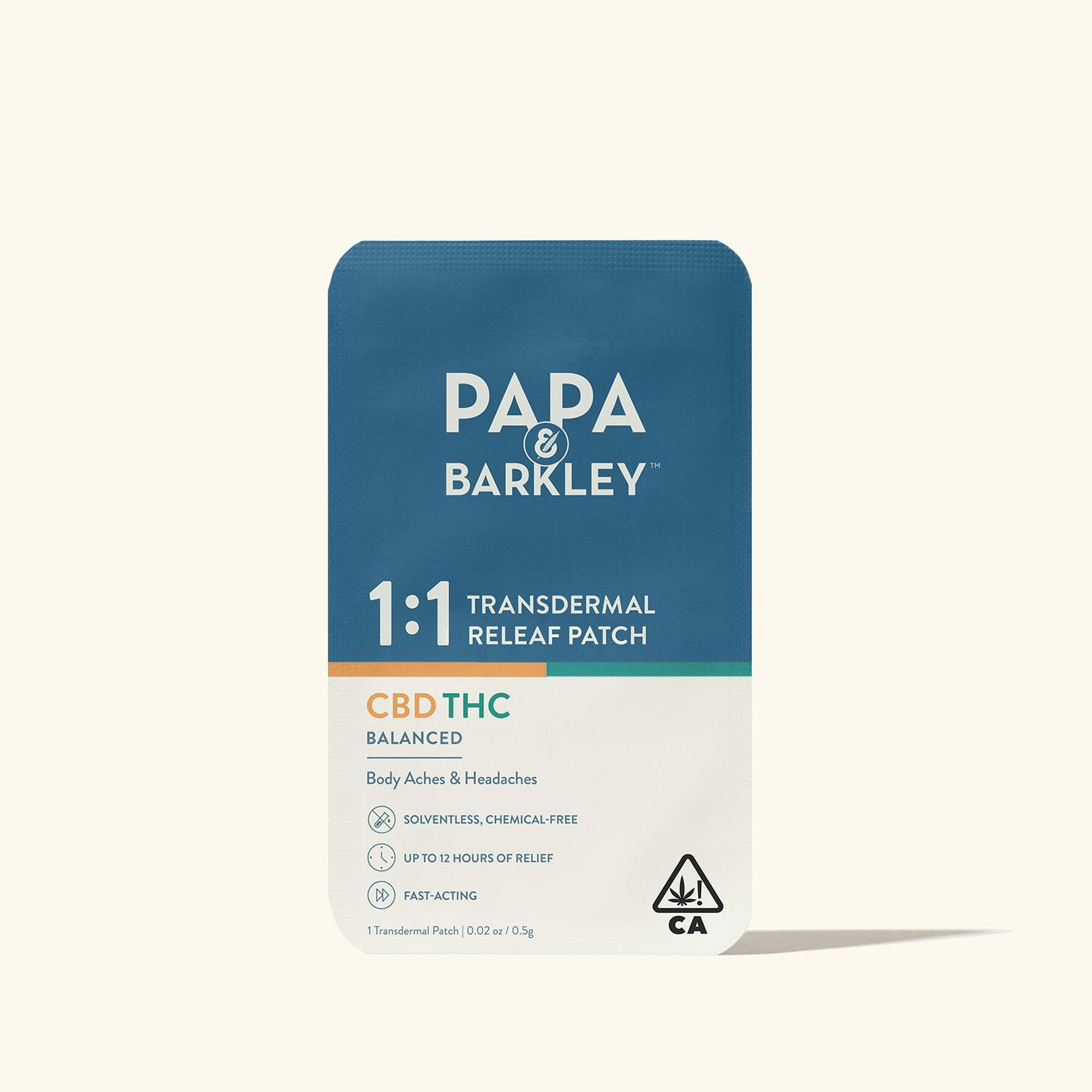 PAPA & BARKLEY - THC RICH 1:3 - PATCH