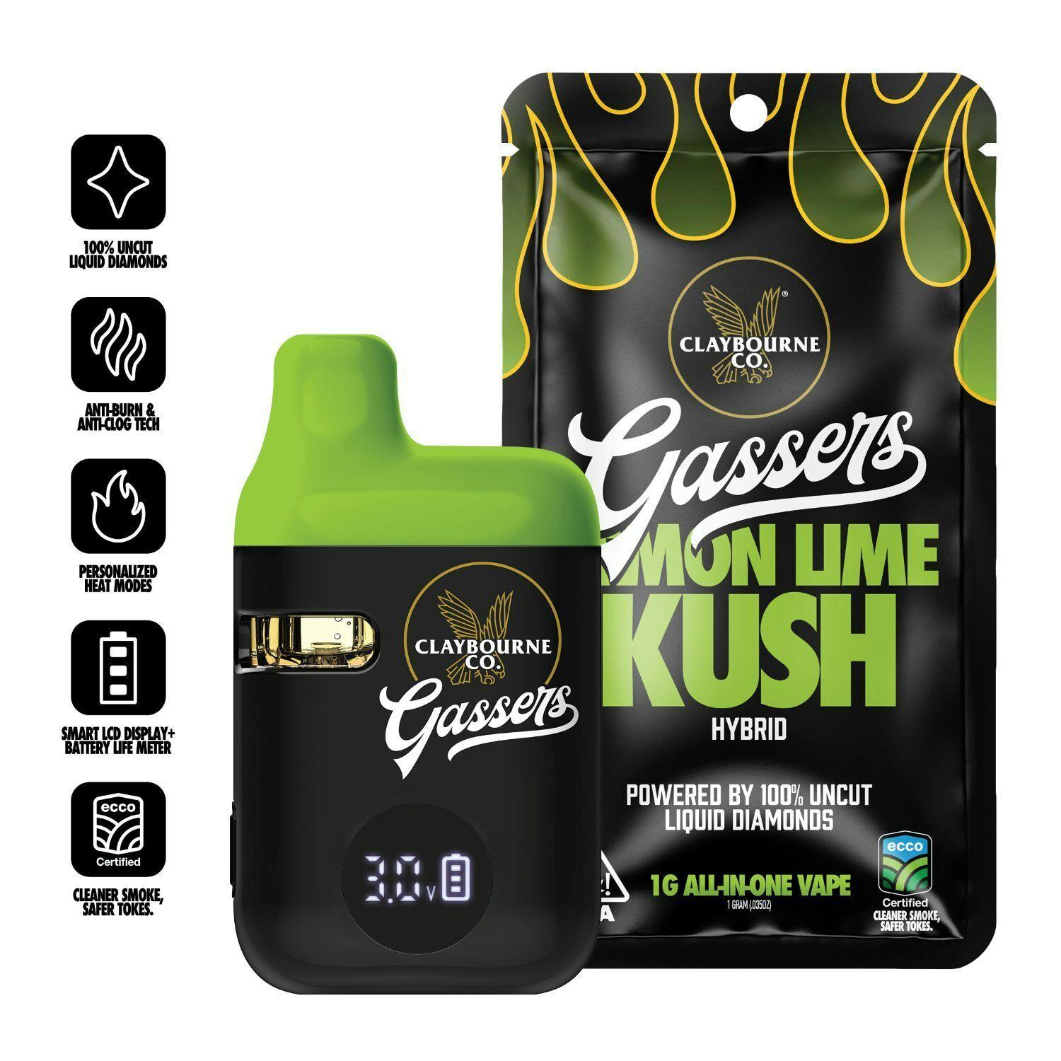 Claybourne: Lemon Lime Kush