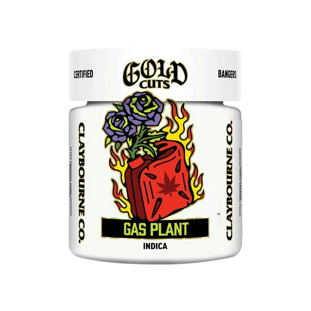 CLAYBOURNE CO. - GAS PLANT - INDICA - GOLD CUTS - FLOWER - 3.5 g