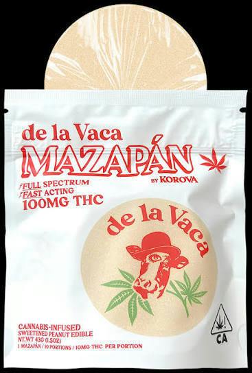 KOROVA - DE LA VACA MAZAPÁN - HYBRID - EDIBLE - 100 mg