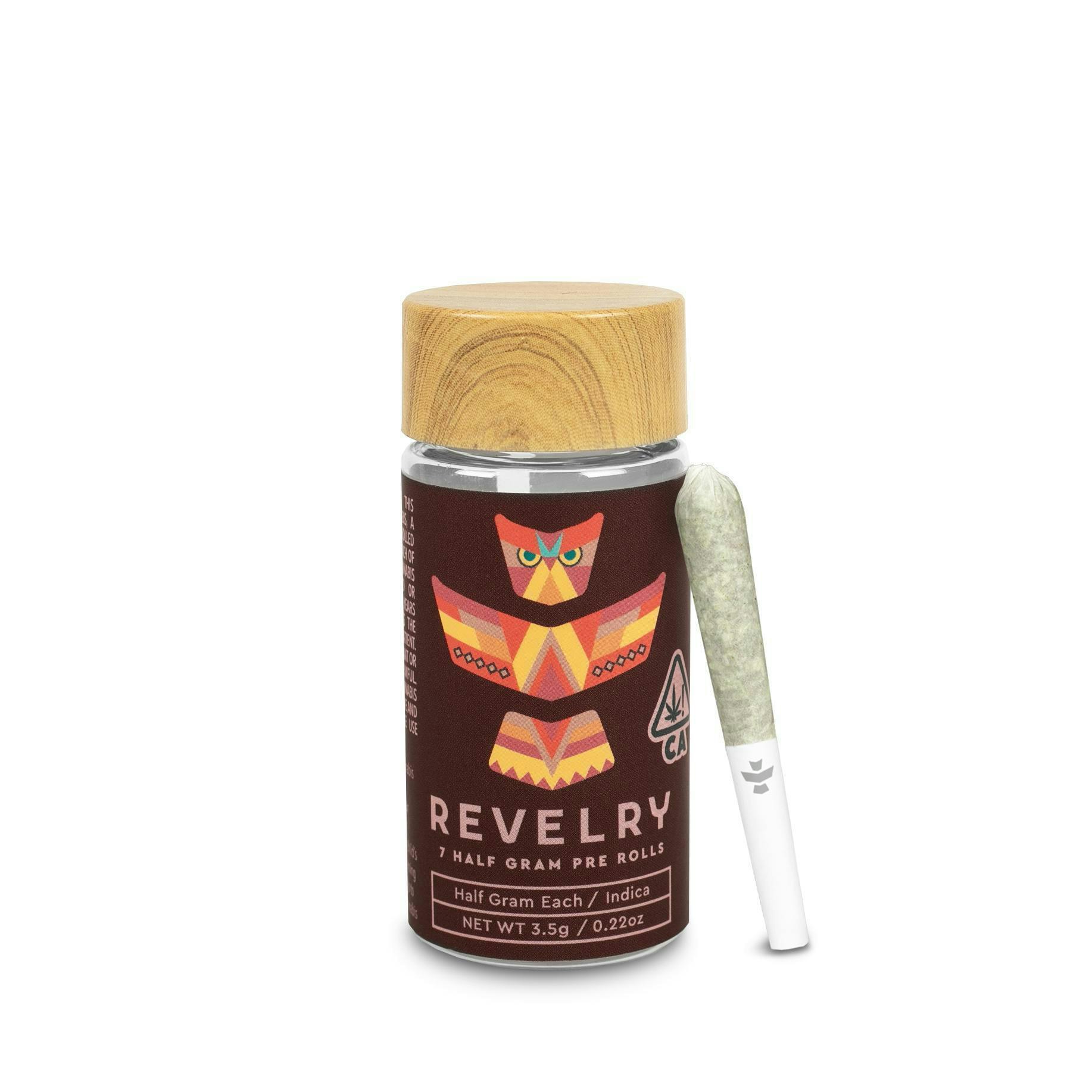 REVELRY - STAGE 5 - INDICA - PREROLL - 28 g - 56 Pack