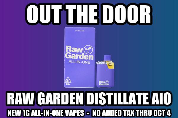 RAW GARDEN - GRANDADDY PURPLE - INDICA - AIO VAPE - 1 g