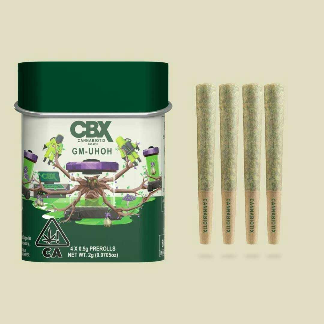 CBX - ZENERGY - SATIVA - PREROLL - 2 g - 4 Pack