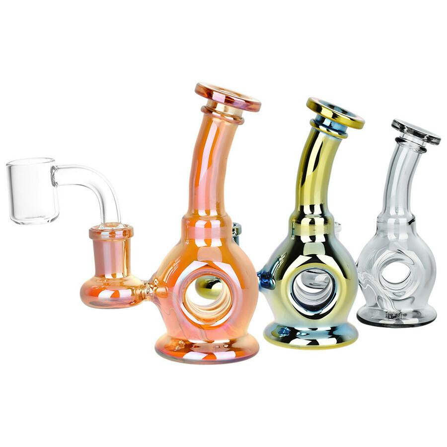 4.75" Mini Dab Rig - Time Warp Electroplated