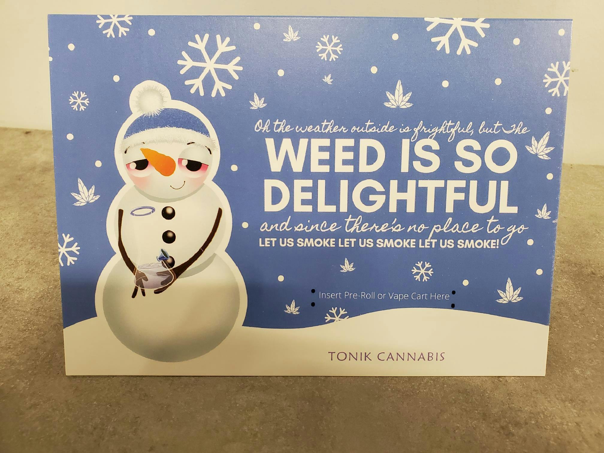 Tonik Greeting Card - Holiday